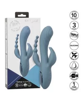 Calexotics - Vibrator Triple Ecstasy Grau
