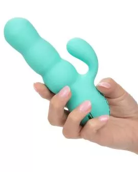 Calexotics Del Mar Diva Rabbit Vibrator - Aqua Grün