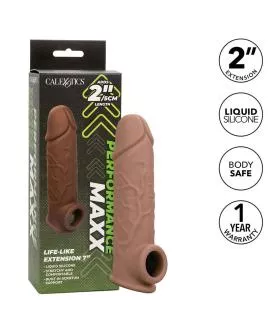 Calexotics Performance Maxx Lebensnahe Extension 7 Zoll - Braun
