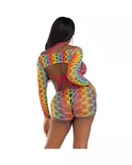 Leg Avenue - Dreiteiliges Erotik-Set Mehrfarbig