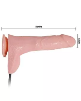 BAILE - AUFBLASBARER REALISTISCHER DILDO MIT SAUGNÄPFEN 15 CM