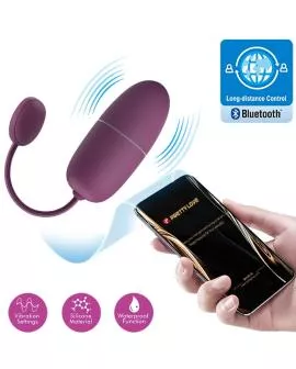 PRETTY LOVE - NYMPH VIBRIERENDES EI APP-GESTEUERT LILA