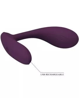 Pretty Love Baird G-Spot - 12 Vibrationen Lila App