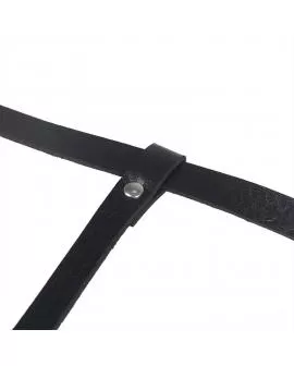 SUBBLIME - KÖRPERHARNESS AUS LEDER, SCHWARZ, EINE GRÖSSE