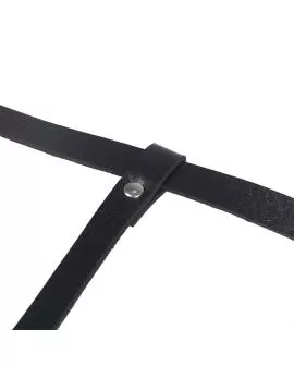 SUBBLIME - KÖRPERHARNESS AUS LEDER, SCHWARZ, EINE GRÖSSE