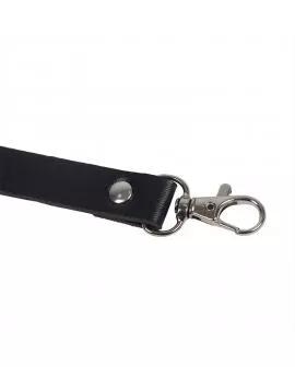 SUBBLIME - KÖRPERHARNESS VERSTELLBARE RIEMEN LEDER SCHWARZ EINE GRÖSSE
