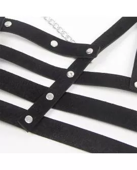 Subblime Korsett-Harness mit Kette - Eine Größe