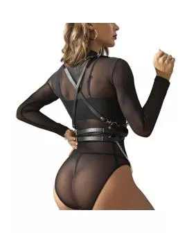 SUBBLIME - HARNESS MIT RIEMEN UND KETTE ??DETAILS EINE GRÖSSE