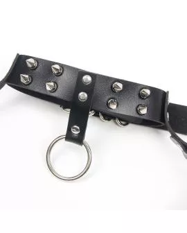 Subblime Harness-BH und Halskette mit Ketten - Eine Größe