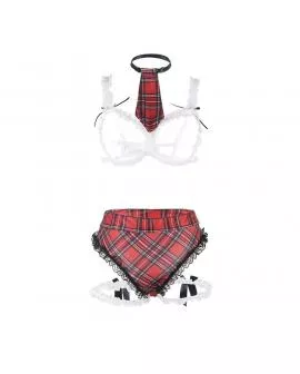 Subblime - Sexy Schulmädchen-Kostüm mit BH