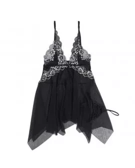 SUBBLIME - BABYDOLL-STOFF TÜLL BRUSTSPITZE 