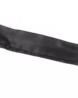 SUBBLIME - TRANSPARENTER STOFFMANTEL MIT SPITZENDETAIL SCHWARZ 