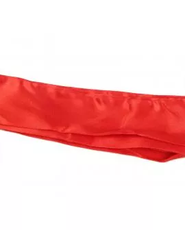SUBBLIME - TRANSPARENTER STOFFMANTEL MIT SPITZENDETAIL ROT 