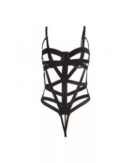 SUBBLIME - SEXY BODY MIT AUSSCHNITTEN SCHWARZ 