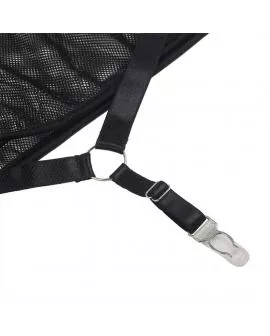 Sublime - Transparentes Neckholder-Kleid Schwarz