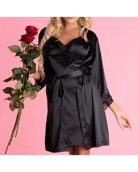 LIVCO CORSETTI FASHION - ARILADYEN LC 90568 KLEID + HÖSCHE SCHWARZ