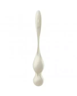 SATISFYER - LOVE BIRDS VIBRIERENDE KEGEL-KUGELN WEISS