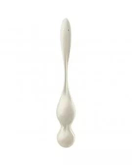 SATISFYER - LOVE BIRDS VIBRIERENDE KEGEL-KUGELN WEISS