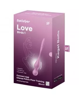 SATISFYER - LOVE BIRDS VIBRIERENDE KEGEL-KUGELN ROSA