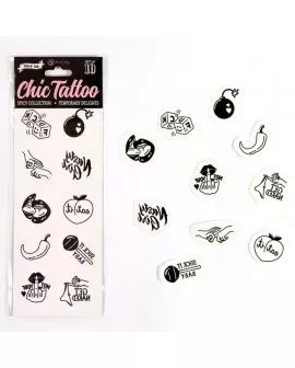 SECRET PLAY - SET MIT 10 TEMPORREN TATTOOS AUS DER SPICY COLLECTION
