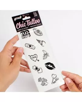 Secret Play - Set mit 10 temporären Candy Tattoos