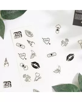 SECRET PLAY - SET MIT 10 TEMPORREN TATTOOS AUS DER CANDY COLLECTION