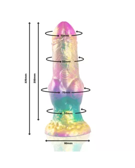 EPIC Iris Dildo - Regenbogenfarbene Hoden der Vergnügung