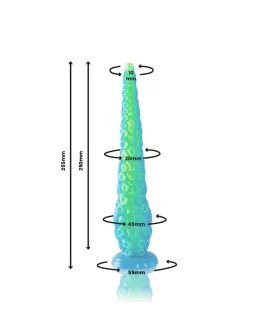 Epic - Scylla Fluoreszierender Dünner Tentakel-Dildo Klein