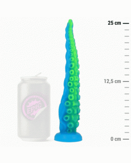 EPIC - SCYLLA FLUORESZIERENDER DÜNNER TENTAKEL-DILDO, KLEINE GRÖSSE