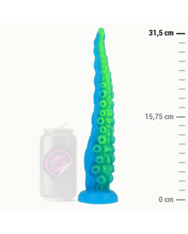 EPIC Scylla Fluoreszierender Dünner Tentakel-Dildo - Große Größe