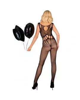 LIVCO CORSETTI FASHION - AMAHIL BODYSTOCKING OUVERT SCHWARZ EINE GRÖSSE