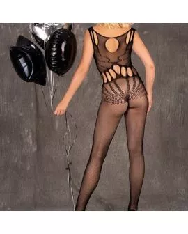 LIVCO CORSETTI FASHION - AMAHIL BODYSTOCKING OUVERT SCHWARZ EINE GRÖSSE