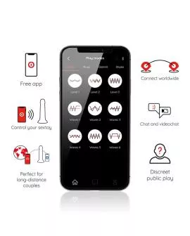 ONINDER Bogotá Vibrator-Dildo 20 cm - 9 Modi - App