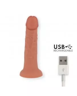 ONINDER - KLEINER BOGOTÁ-VIBRATORDILDO 9 GESCHWINDIGKEITEN NATÜRLICH 17.5 CM -O- 4 CM - KOSTENLOSE APP