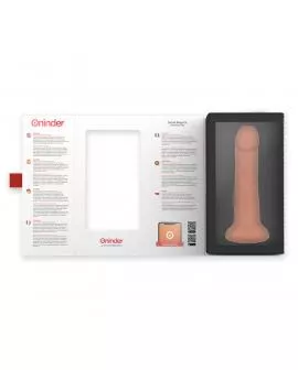 ONINDER - KLEINER BOGOTÁ-VIBRATORDILDO 9 GESCHWINDIGKEITEN NATÜRLICH 17.5 CM -O- 4 CM - KOSTENLOSE APP