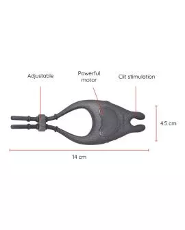 Oninder Pampa Vibratorring - Klitorisstimulator 10 Modi App