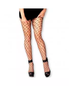 CHILIROSE - CR 4655 STRASS-NETZSTRÜMPFE SCHWARZ S/M