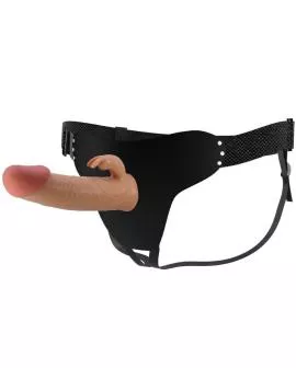 PRETTY LOVE - MAVIS HARNESS UNIVERSAL SLIP MIT DILDO 19 CM NATUR