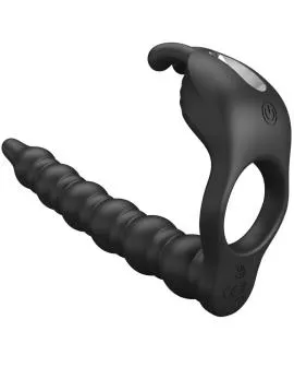 PRETTY LOVE - BLACKNEY PENISRINGE MIT VIBRATOR-PLUG