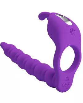 PRETTY LOVE - BLACKNEY PENISRINGE MIT VIBRATOR-PLUG