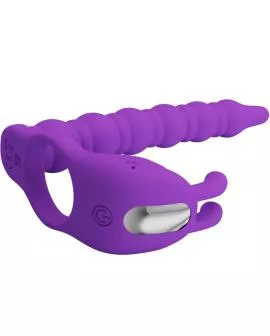 PRETTY LOVE - BLACKNEY PENISRINGE MIT VIBRATOR-PLUG