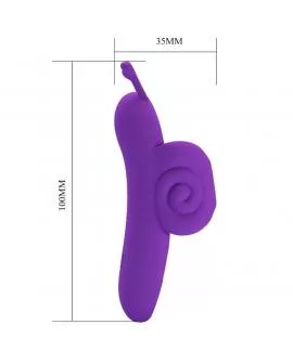 PRETTY LOVE - SNAIL LEISTUNGSSTARKER LILA FINGERSTIMULATOR