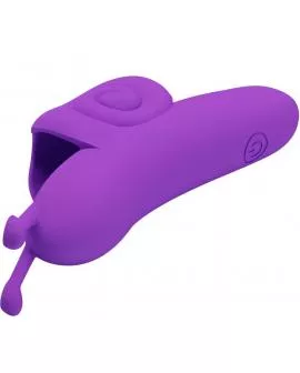 PRETTY LOVE - SNAIL LEISTUNGSSTARKER LILA FINGERSTIMULATOR