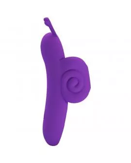 PRETTY LOVE - SNAIL LEISTUNGSSTARKER LILA FINGERSTIMULATOR