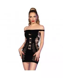 CHILIROSE - CR 4711 SCHWARZES KLEID 