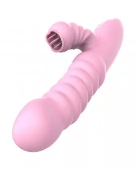 ARMONY - MULTIFUNKTIONSVIBRATOR MIT STIMULIERENDER ZUNGE, WÄRMEEFFEKT, ROSA