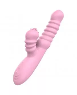 ARMONY - MULTIFUNKTIONSVIBRATOR MIT STIMULIERENDER ZUNGE, WÄRMEEFFEKT, ROSA