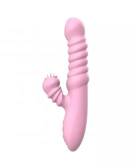 ARMONY - MULTIFUNKTIONSVIBRATOR MIT STIMULIERENDER ZUNGE, WÄRMEEFFEKT, ROSA