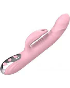 ARMONY - VOLLFINGER-KANINCHENVIBRATOR ROSA WÄRMEEFFEKT