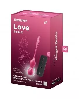 SATISFYER - LOVE BIRDS 2 VIBRIERENDE KEGEL-KUGELN + KOSTENLOSE APP